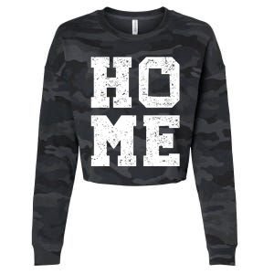 Utah Usa State Map Home Pride Cropped Pullover Crew