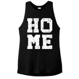 Utah Usa State Map Home Pride Ladies PosiCharge Tri-Blend Wicking Tank