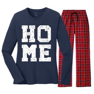 Utah Usa State Map Home Pride Women's Long Sleeve Flannel Pajama Set 