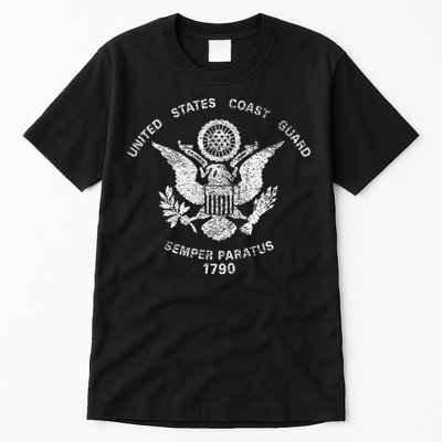 Us United States Coast Guard Uscg Eagle Flag Tall T-Shirt