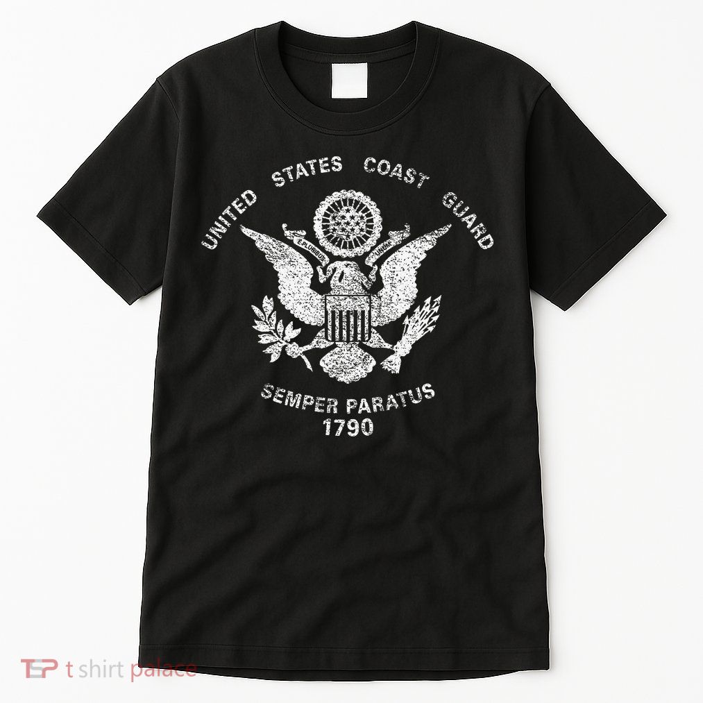 Us United States Coast Guard Uscg Eagle Flag Tall T-Shirt