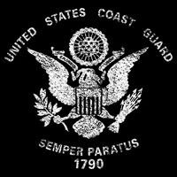 Us United States Coast Guard Uscg Eagle Flag 16 in Basic Backpack