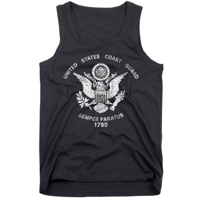 Us United States Coast Guard Uscg Eagle Flag Tank Top