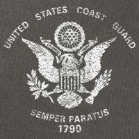 Us United States Coast Guard Uscg Eagle Flag Cotton Canvas Backpack