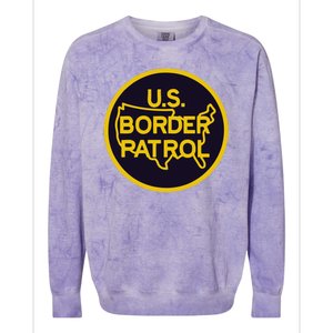 Us United States Border Patrol Colorblast Crewneck Sweatshirt