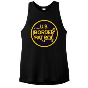 Us United States Border Patrol Ladies PosiCharge Tri-Blend Wicking Tank