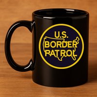 Us United States Border Patrol 11oz C Handle Ceramic Mug