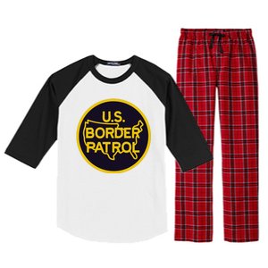 Us United States Border Patrol Raglan Sleeve Pajama Set