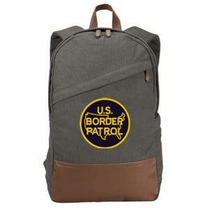 Us United States Border Patrol Cotton Canvas Backpack