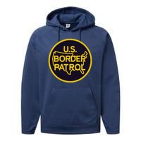 Us United States Border Patrol Performance Fleece Hoodie