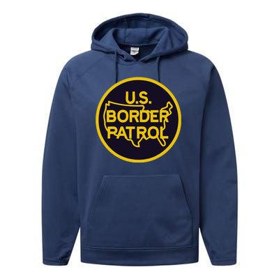 Us United States Border Patrol Performance Fleece Hoodie