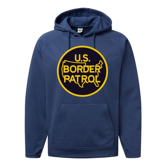 Us United States Border Patrol Performance Fleece Hoodie