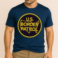 Us United States Border Patrol Cooling Performance Crew T-Shirt