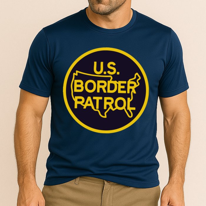 Us United States Border Patrol Cooling Performance Crew T-Shirt