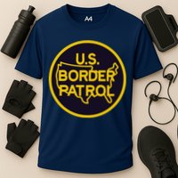 Us United States Border Patrol Cooling Performance Crew T-Shirt