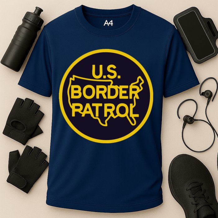 Us United States Border Patrol Cooling Performance Crew T-Shirt