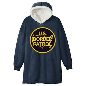 Us United States Border Patrol Hooded Wearable Blanket