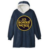 Us United States Border Patrol Hooded Wearable Blanket