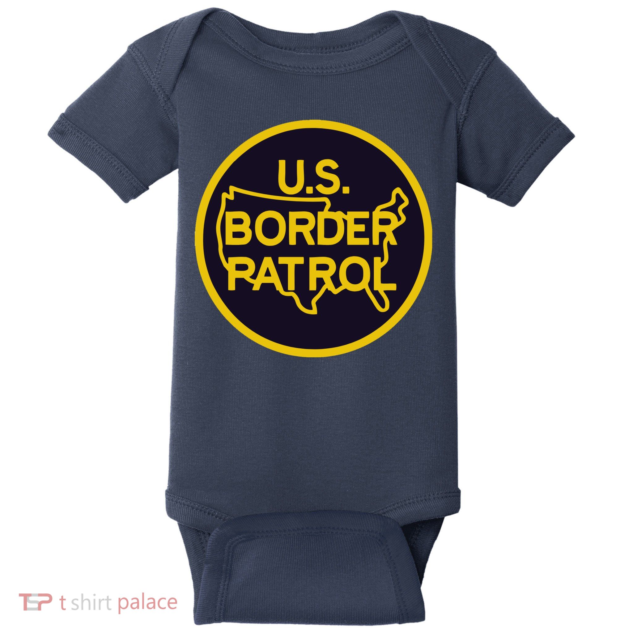 Us United States Border Patrol Baby Bodysuit