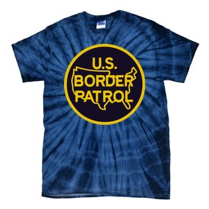 Us United States Border Patrol Tie-Dye T-Shirt