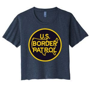 Us United States Border Patrol Women's Crop Top Tee