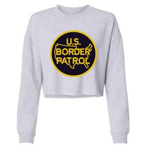 Us United States Border Patrol Cropped Pullover Crew