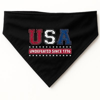 Usa Undefeated Since 1776 USA-Made Doggie Bandana