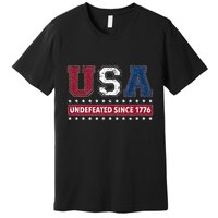 Usa Undefeated Since 1776 Premium T-Shirt