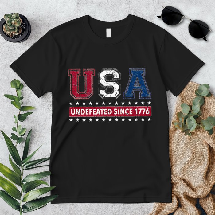 Usa Undefeated Since 1776 Premium T-Shirt