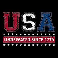 Usa Undefeated Since 1776 Premium T-Shirt