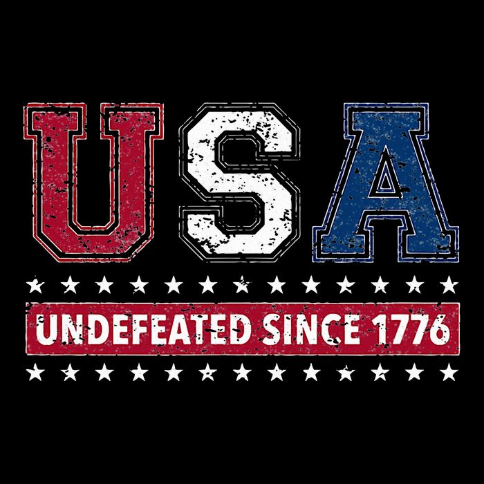 Usa Undefeated Since 1776 Premium T-Shirt