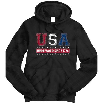 Usa Undefeated Since 1776 Tie Dye Hoodie