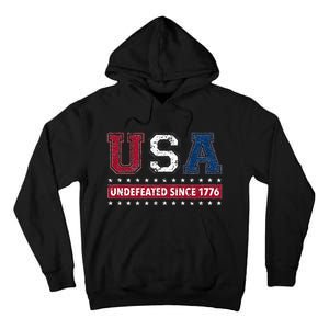 Usa Undefeated Since 1776 Tall Hoodie