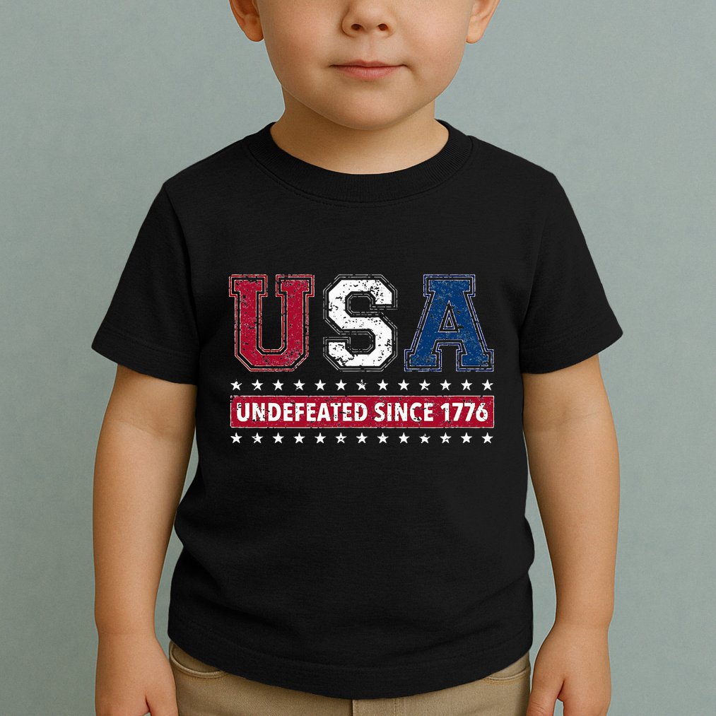 Usa Undefeated Since 1776 Toddler T-Shirt