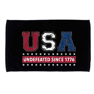 Usa Undefeated Since 1776 Microfiber Hand Towel