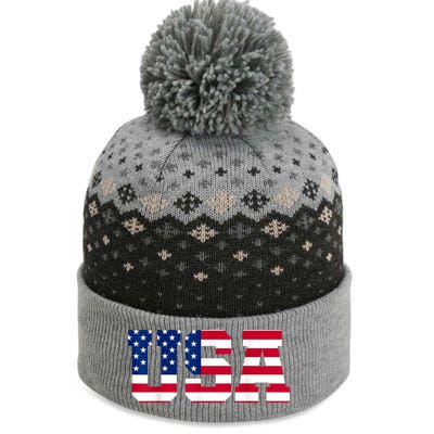 Usa The Baniff Cuffed Pom Beanie