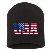 Usa Short Acrylic Beanie