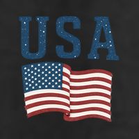 USA 7 Panel Mesh Trucker Snapback Hat