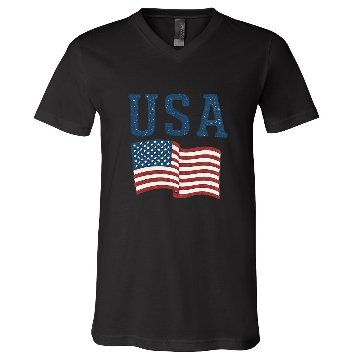 USA V-Neck T-Shirt
