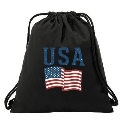 USA Drawstring Bag