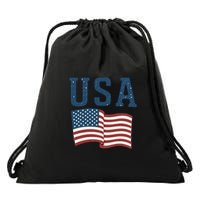 USA Drawstring Bag