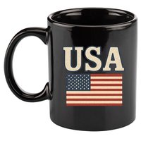 USA 11oz C Handle Ceramic Mug