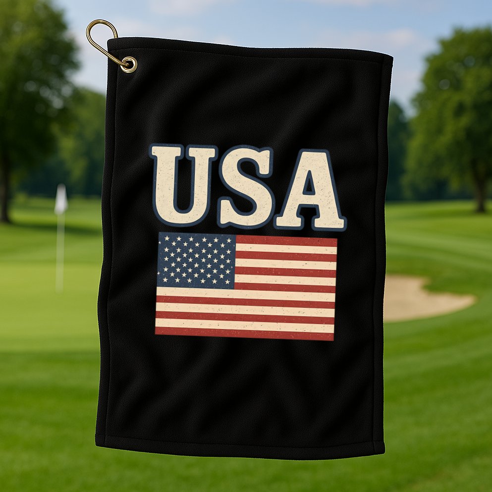 USA Golf Towel