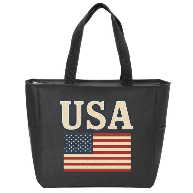 USA Zip Tote Bag