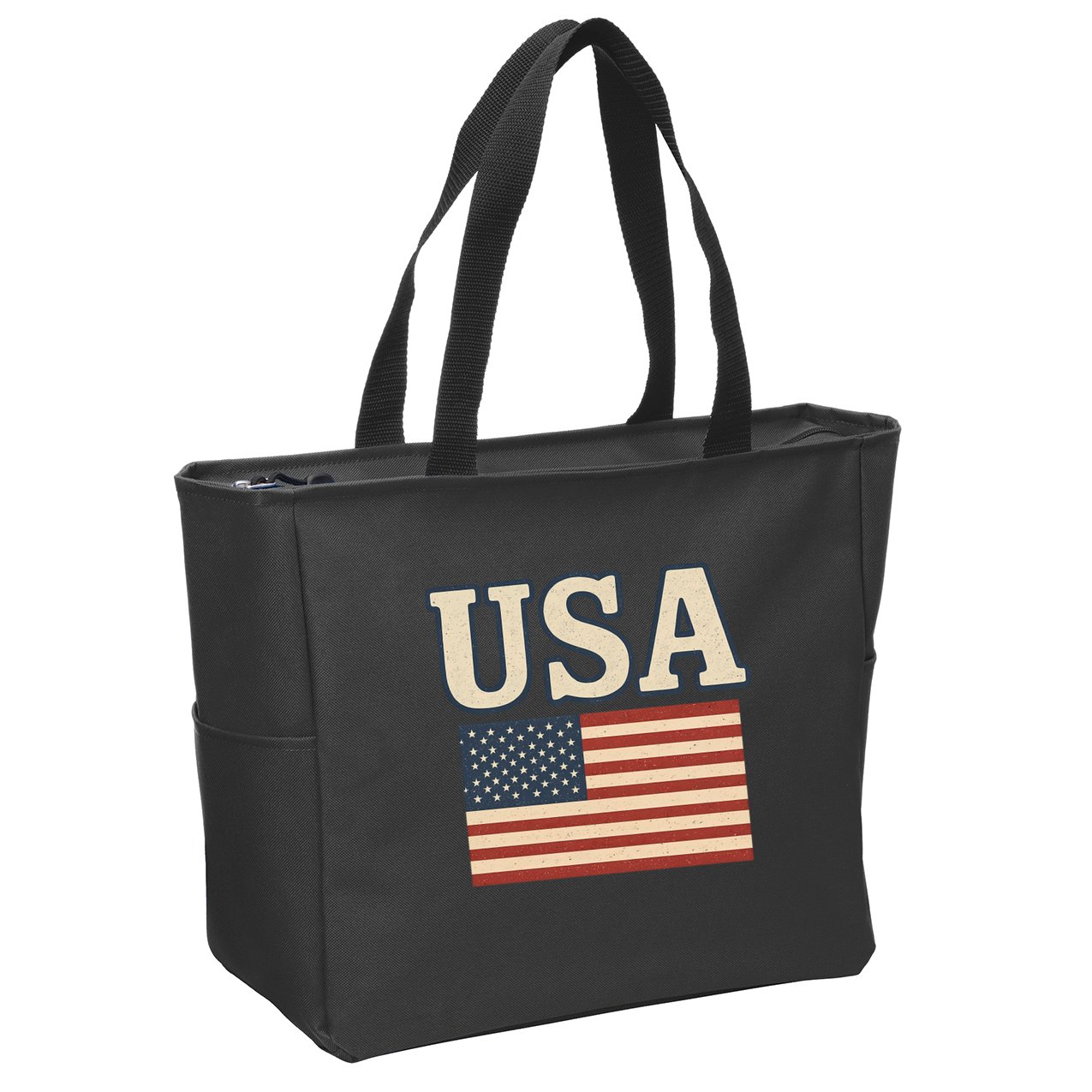 USA Zip Tote Bag