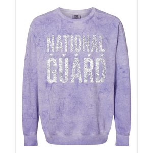 Us United States National Guard Reserve Colorblast Crewneck Sweatshirt