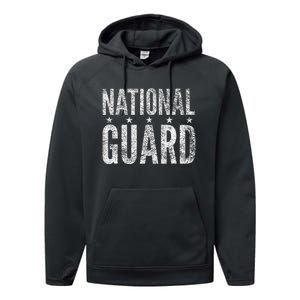 Us United States National Guard Reserve Performance Fleece Hoodie