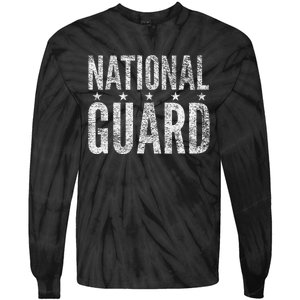 Us United States National Guard Reserve Tie-Dye Long Sleeve Shirt