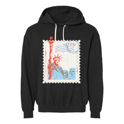 Usa Garment-Dyed Fleece Hoodie