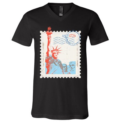 Usa V-Neck T-Shirt